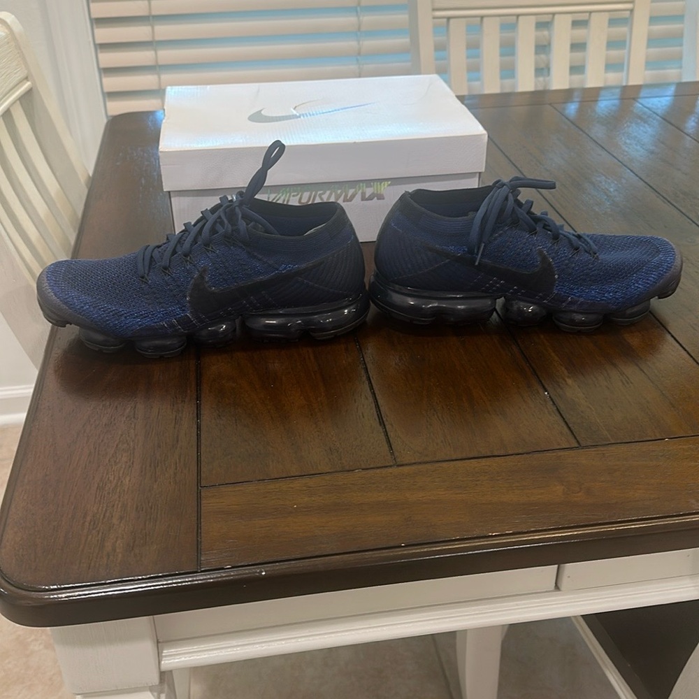 Nike Blue and Black Athletic Shoes with VaporMax Cushioning